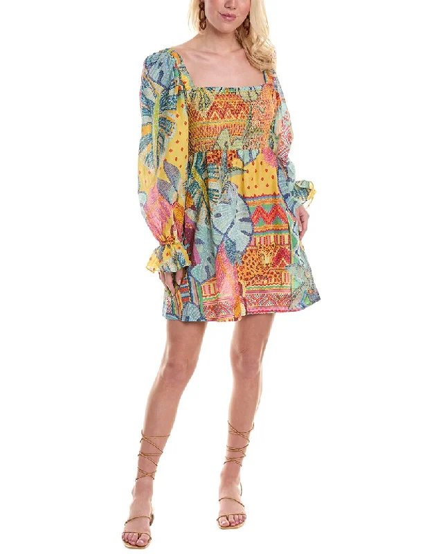 Maxi Women Dress with Floral Print for a Bohemian Vibe Maxi Women Dress with Floral Print for a Bohemian Vibe FARM Rio Summer Tapestry Mini Dress