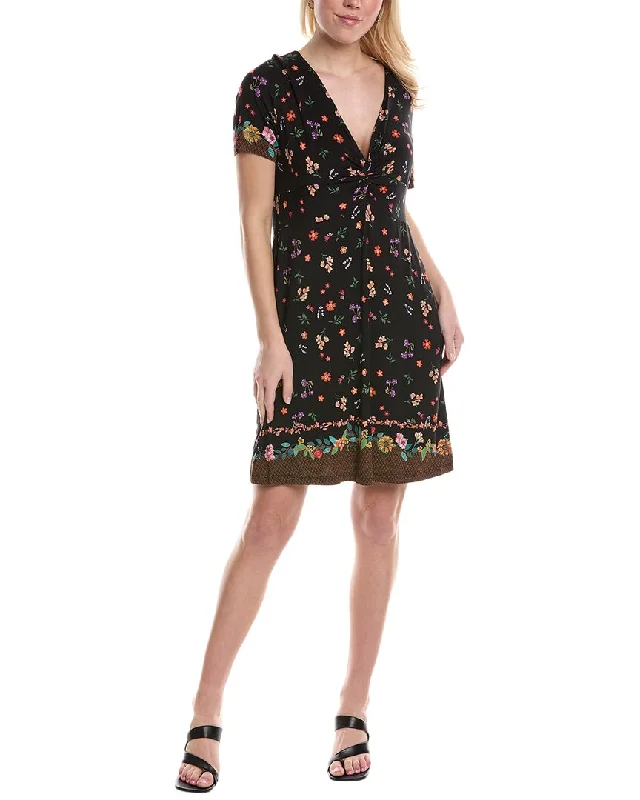 Ruffled Women Dress with Multiple Layers for a Playful and Girly Style Ruffled Women Dress with Multiple Layers for a Playful and Girly Style Johnny Was Nani Twist Front Swing Midi Dress