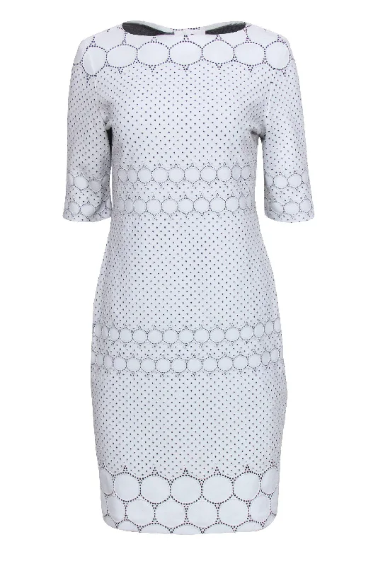 Strapless Women Dress with a Built - in Bra for Comfort and Support Strapless Women Dress with a Built - in Bra for Comfort and Support Joseph Ribkoff - White Perforated Cropped Sleeve Sheath Dress Sz 10 Strapless Women Dress with a Built - in Bra for Comfort and Support Strapless Women Dress with a Built - in Bra for Comfort and Support Joseph Ribkoff - White Perforated Cropped Sleeve Sheath Dress Sz 10