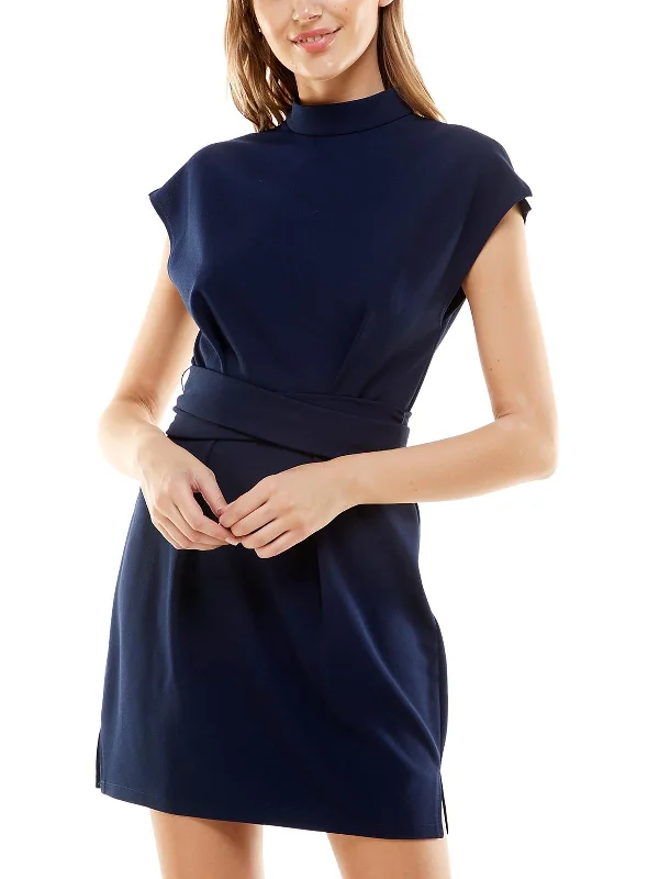 Off - the - Shoulder Women Dress for a Romantic and Feminine Look Off - the - Shoulder Women Dress for a Romantic and Feminine Look Juniors Womens Mock-Neck Cap Sleeve Fit & Flare Dress