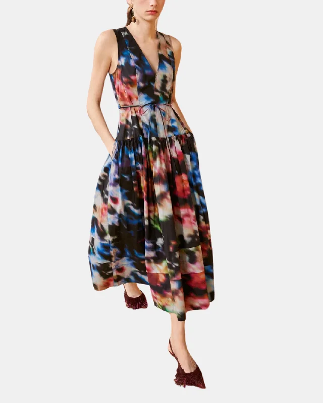 Ruffled Women Dress with Multiple Layers for a Playful and Girly Style Ruffled Women Dress with Multiple Layers for a Playful and Girly Style KIRAN DRESS IN AURA