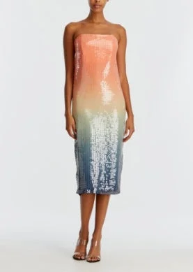 Sheath Women Dress with a Tailored Fit for a Professional Look Sheath Women Dress with a Tailored Fit for a Professional Look LEDA DRESS IN OMBRE MULTI