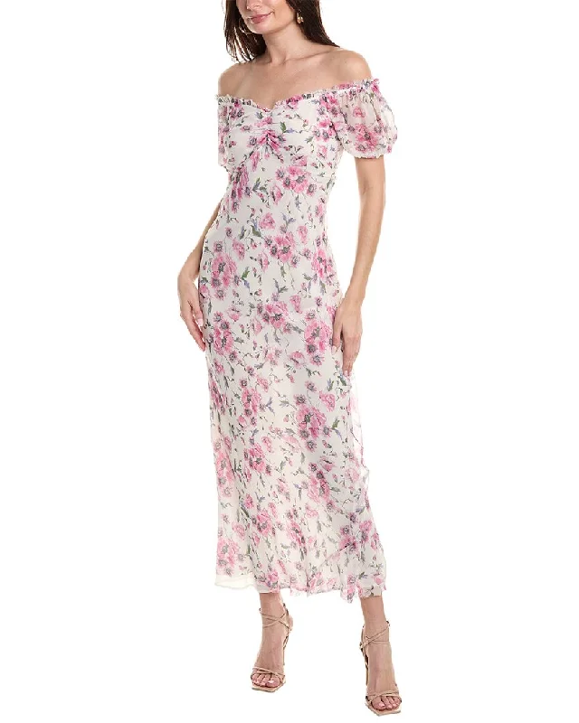 Halter Neck Women Dress to Show Off the Shoulders and Neckline Halter Neck Women Dress to Show Off the Shoulders and Neckline LoveShackFancy Madara Silk Maxi Dress