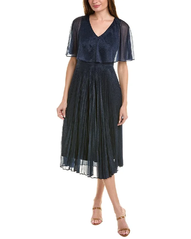 Off - the - Shoulder Women Dress for a Romantic and Feminine Look Off - the - Shoulder Women Dress for a Romantic and Feminine Look Maison Tara Glitter Mesh Midi Dress