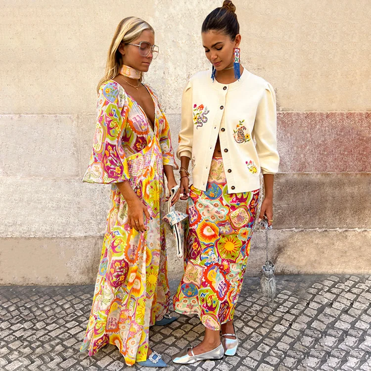 Metallic maxi dresses for a glamorous New Year's Eve party Mosaic Reign Dress