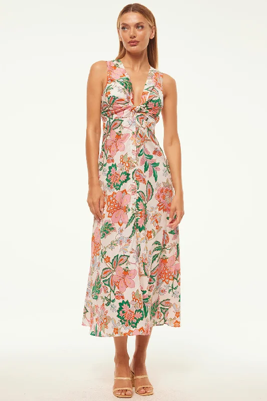Maxi dresses with an asymmetric hem for a fashion - forward and eye - catching design NAJAH DRESS Maxi dresses with an asymmetric hem for a fashion - forward and eye - catching design NAJAH DRESS