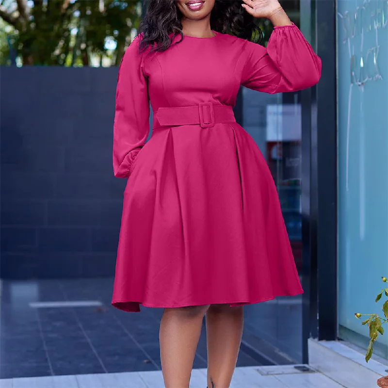 Little Black Women Dress with Sequins for a Glamorous Night Out Little Black Women Dress with Sequins for a Glamorous Night Out NiDELL D418 with Belt African Women's Wear . Autumn and Winter New Long Sleeve Elegant Graceful round Neck Large Swing European and American Style Dress Little Black Women Dress with Sequins for a Glamorous Night Out Little Black Women Dress with Sequins for a Glamorous Night Out NiDELL D418 with Belt African Women's Wear . Autumn and Winter New Long Sleeve Elegant Graceful round Neck Large Swing European and American Style Dress