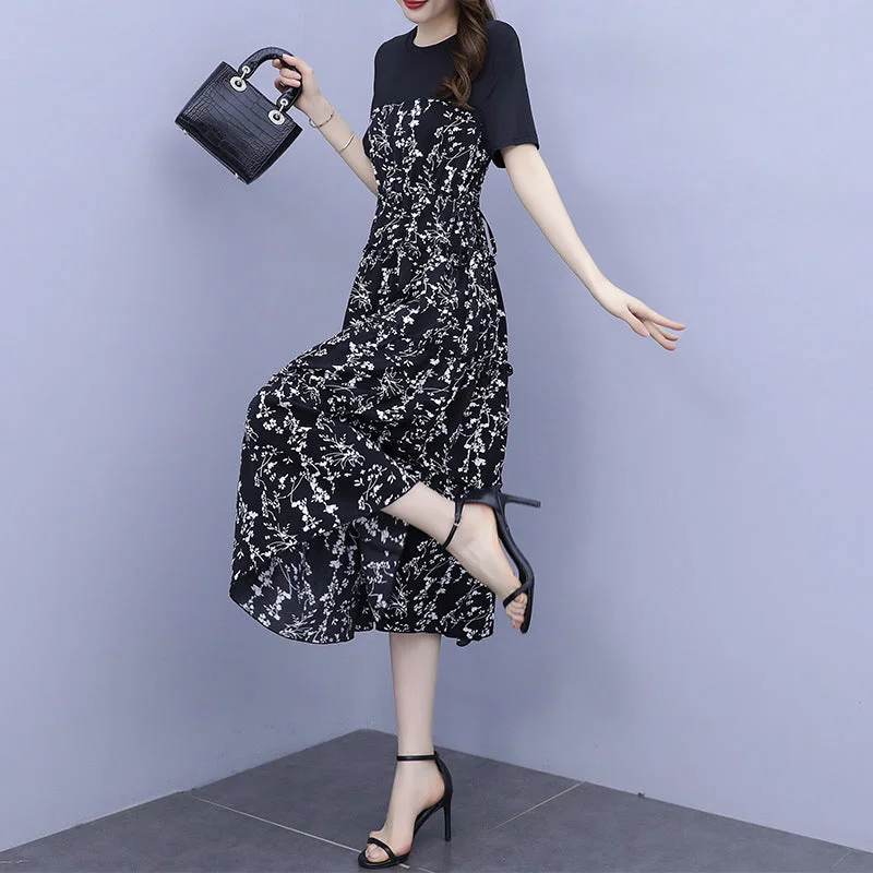 Ruffled Women Dress with Multiple Layers for a Playful and Girly Style Ruffled Women Dress with Multiple Layers for a Playful and Girly Style NiDELL Dress . Women's Summer New Hepburn Style Mid-Length Stitching Floral Skirt Temperament High Waist Slimming Dress Summer Ruffled Women Dress with Multiple Layers for a Playful and Girly Style Ruffled Women Dress with Multiple Layers for a Playful and Girly Style NiDELL Dress . Women's Summer New Hepburn Style Mid-Length Stitching Floral Skirt Temperament High Waist Slimming Dress Summer