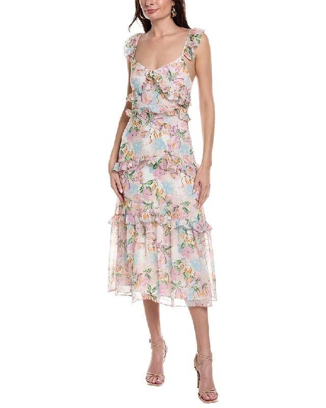Pleated Women Dress with a Timeless and Elegant Texture Pleated Women Dress with a Timeless and Elegant Texture o.p.t. Ingrid Midi Dress