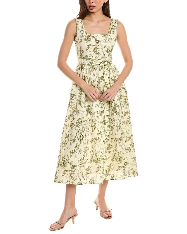 Shift Women Dress with a Simple and Classic Design for Everyday Wear Shift Women Dress with a Simple and Classic Design for Everyday Wear o.p.t. Mel Linen-Blend Midi Dress