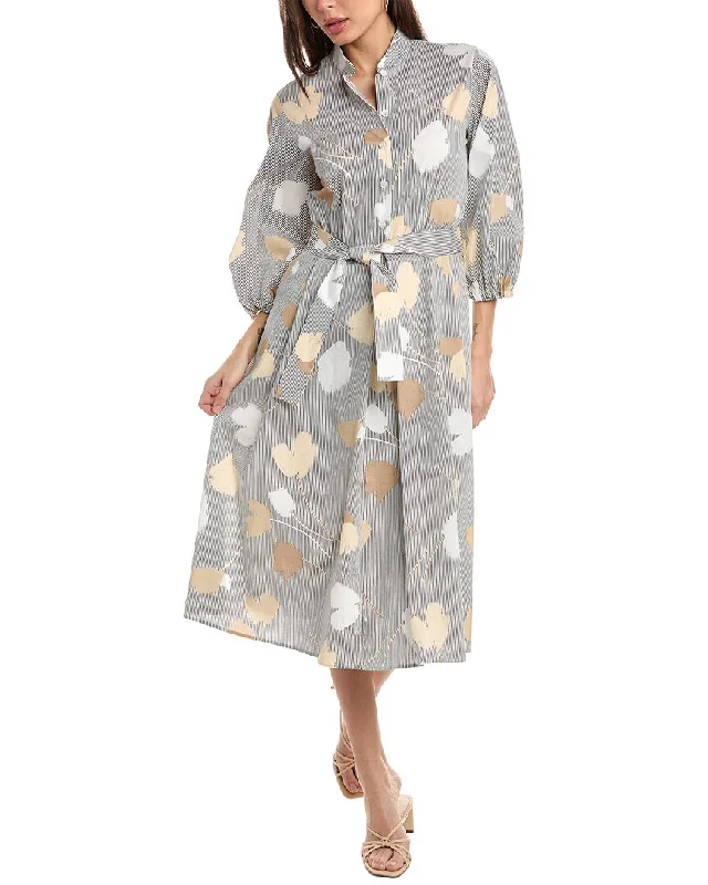 Printed Abstract Women Dress for a Modern and Artistic Appeal Printed Abstract Women Dress for a Modern and Artistic Appeal Piazza Sempione Midi Shirtdress