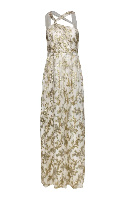 Shift Women Dress with a Simple and Classic Design for Everyday Wear Shift Women Dress with a Simple and Classic Design for Everyday Wear Rachel Zoe - White, Gold & Silver Metallic Floral Print Gown Sz 6