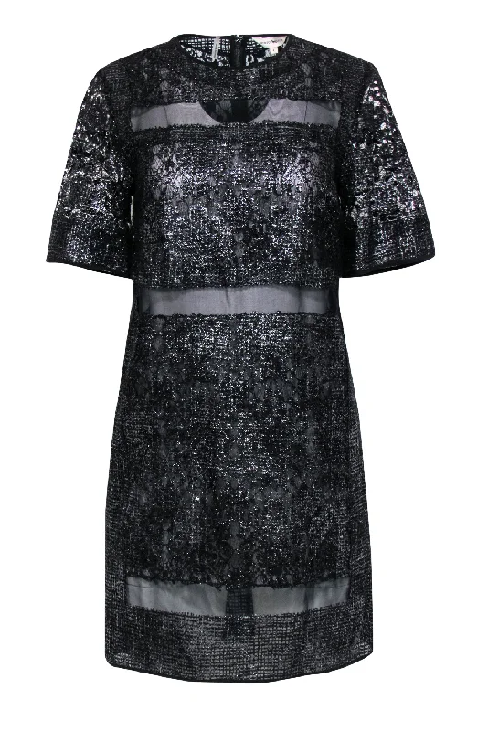 Printed Abstract Women Dress for a Modern and Artistic Appeal Printed Abstract Women Dress for a Modern and Artistic Appeal Rebecca Taylor - Black & Silver Metallic Lace Shift Dress Sz 4 Printed Abstract Women Dress for a Modern and Artistic Appeal Printed Abstract Women Dress for a Modern and Artistic Appeal Rebecca Taylor - Black & Silver Metallic Lace Shift Dress Sz 4