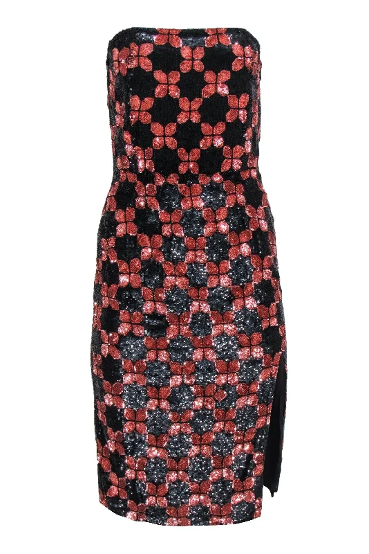 Sheath Women Dress with a Tailored Fit for a Professional Look Sheath Women Dress with a Tailored Fit for a Professional Look Retrofete - Black & Pink Floral Sequin Strapless "Jaqueline" Sheath Dress Sz S Sheath Women Dress with a Tailored Fit for a Professional Look Sheath Women Dress with a Tailored Fit for a Professional Look Retrofete - Black & Pink Floral Sequin Strapless "Jaqueline" Sheath Dress Sz S
