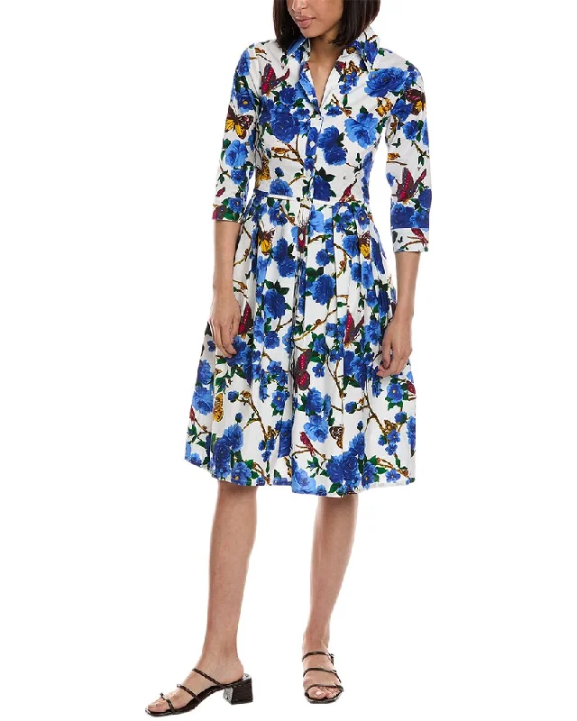 Pleated Women Dress with a Timeless and Elegant Texture Pleated Women Dress with a Timeless and Elegant Texture Samantha Sung Audrey Shirtdress