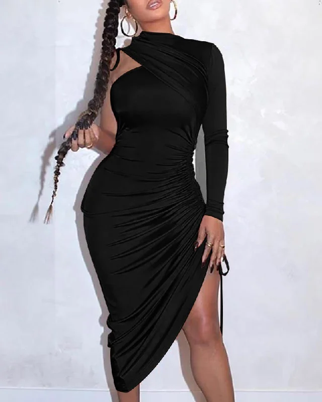 Long - Sleeve Women Dress in Velvet for a Luxurious Winter Look Long - Sleeve Women Dress in Velvet for a Luxurious Winter Look Sexy One Shoulder Drawstring Ruched Bodycon Dress Women Solid Long Sleeve Mid-calf Night Club Party Dress Long - Sleeve Women Dress in Velvet for a Luxurious Winter Look Long - Sleeve Women Dress in Velvet for a Luxurious Winter Look Sexy One Shoulder Drawstring Ruched Bodycon Dress Women Solid Long Sleeve Mid-calf Night Club Party Dress