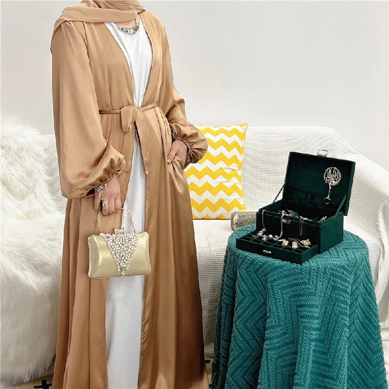 khaki abaya