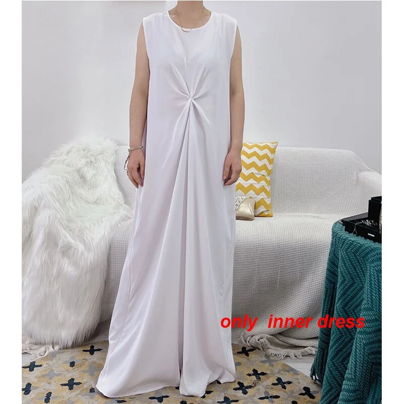 white inner dress