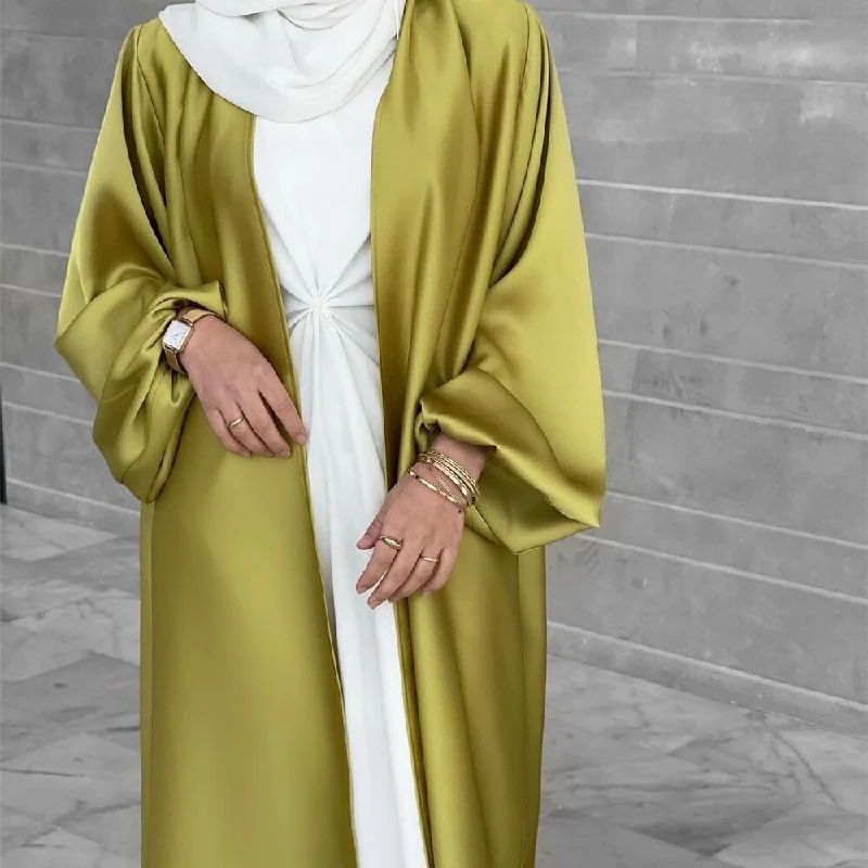 light green abaya