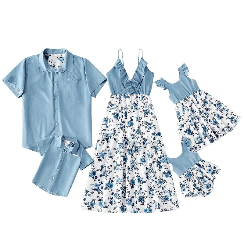 Shift Women Dress with a Simple and Classic Design for Everyday Wear Shift Women Dress with a Simple and Classic Design for Everyday Wear sixsr  Trends Summer And Spring Mosaic Cotton Family Matching Floral Sets Flounce Dresses And Denim Tops Short Long Sleeve Family Look