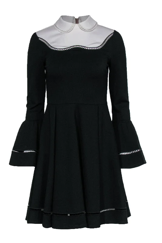 Plus Size Women Dress with a Flattering A - Line Cut for Comfort and Style Plus Size Women Dress with a Flattering A - Line Cut for Comfort and Style Ted Baker - Black & White Collared Bell Sleeve Dress w/ Cutout Trim Sz 4 Plus Size Women Dress with a Flattering A - Line Cut for Comfort and Style Plus Size Women Dress with a Flattering A - Line Cut for Comfort and Style Ted Baker - Black & White Collared Bell Sleeve Dress w/ Cutout Trim Sz 4