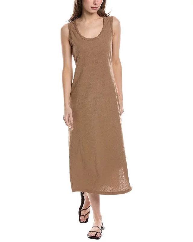 Lace - Embellished Women Dress for an Elegant and Sophisticated Appearance Lace - Embellished Women Dress for an Elegant and Sophisticated Appearance Theory Scoop Neck Midi Dress