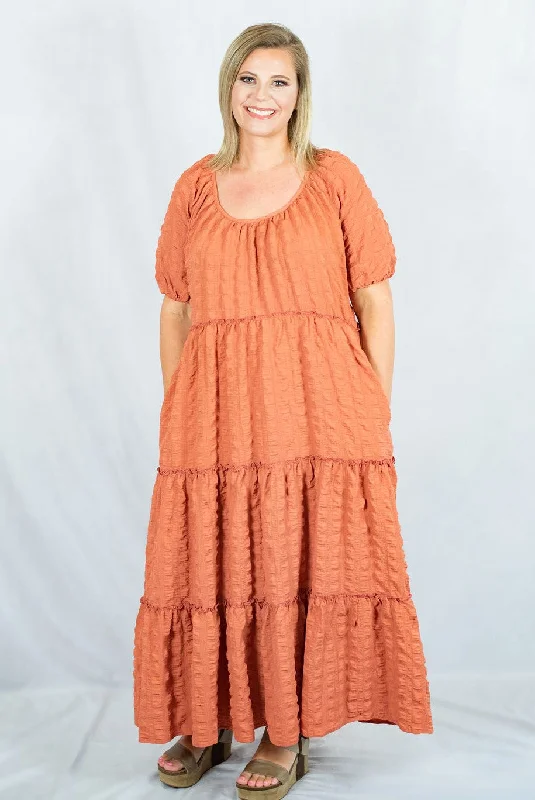 Printed Abstract Women Dress for a Modern and Artistic Appeal Printed Abstract Women Dress for a Modern and Artistic Appeal Tiered Boho Midi Dress by Entro Clothing