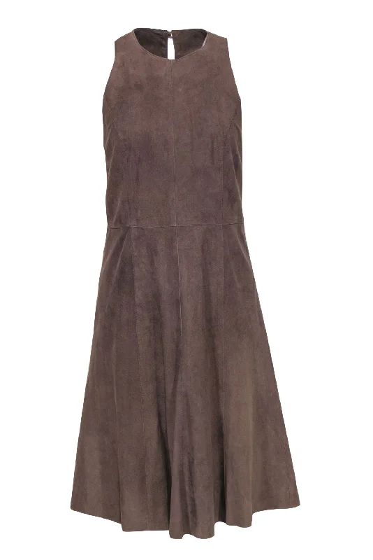 Little Black Women Dress with Sequins for a Glamorous Night Out Little Black Women Dress with Sequins for a Glamorous Night Out Tommy Hilfiger - Brown Suede Sleeveless A-Line Dress Sz 8