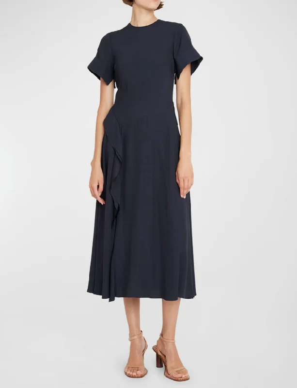Shift Women Dress with a Simple and Classic Design for Everyday Wear Shift Women Dress with a Simple and Classic Design for Everyday Wear Ulla Johnson Cassia Dress Midnight