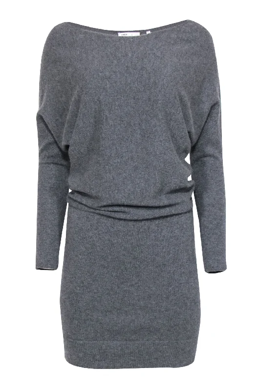 Little Black Women Dress with Sequins for a Glamorous Night Out Little Black Women Dress with Sequins for a Glamorous Night Out Vince - Grey Long Sleeve Drop Waist Sweater Dress Sz S
