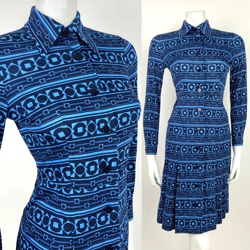 Sheath Women Dress with a Tailored Fit for a Professional Look Sheath Women Dress with a Tailored Fit for a Professional Look VINTAGE 60s 70s MOD BLUE NAVY GEOMETRIC STRIPED PLEATED SHIRT DRESS 6 8 Sheath Women Dress with a Tailored Fit for a Professional Look Sheath Women Dress with a Tailored Fit for a Professional Look VINTAGE 60s 70s MOD BLUE NAVY GEOMETRIC STRIPED PLEATED SHIRT DRESS 6 8