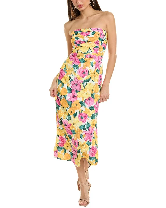 Wrap - Style Women Dress with Adjustable Fit for All Body Types Wrap - Style Women Dress with Adjustable Fit for All Body Types Wayf Midi Dress