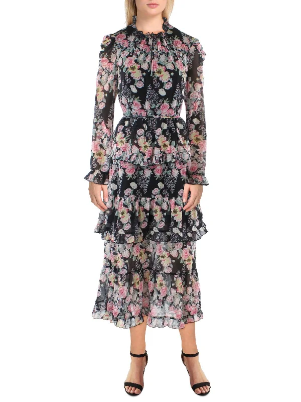 Backless Women Dress for a Sexy and Alluring Look at Evening Events Backless Women Dress for a Sexy and Alluring Look at Evening Events Womens Chiffon Floral Midi Dress