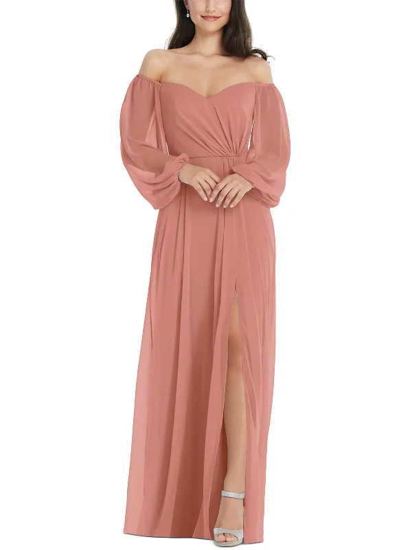 Maxi Women Dress with Floral Print for a Bohemian Vibe Maxi Women Dress with Floral Print for a Bohemian Vibe Womens Chiffon Long Evening Dress