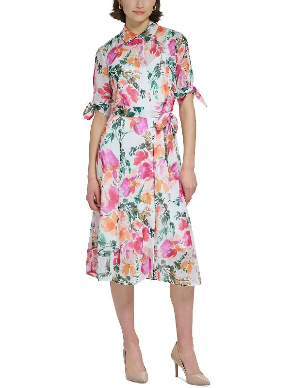 Empire Waist Women Dress to Accentuate the Bust and Conceal the Waist Empire Waist Women Dress to Accentuate the Bust and Conceal the Waist Womens Collared Knee-Length Shirtdress