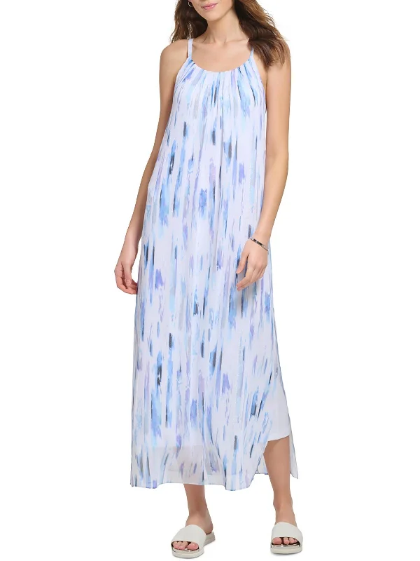 Shift Women Dress with a Simple and Classic Design for Everyday Wear Shift Women Dress with a Simple and Classic Design for Everyday Wear Womens Striped Gathered Neckline Sundress