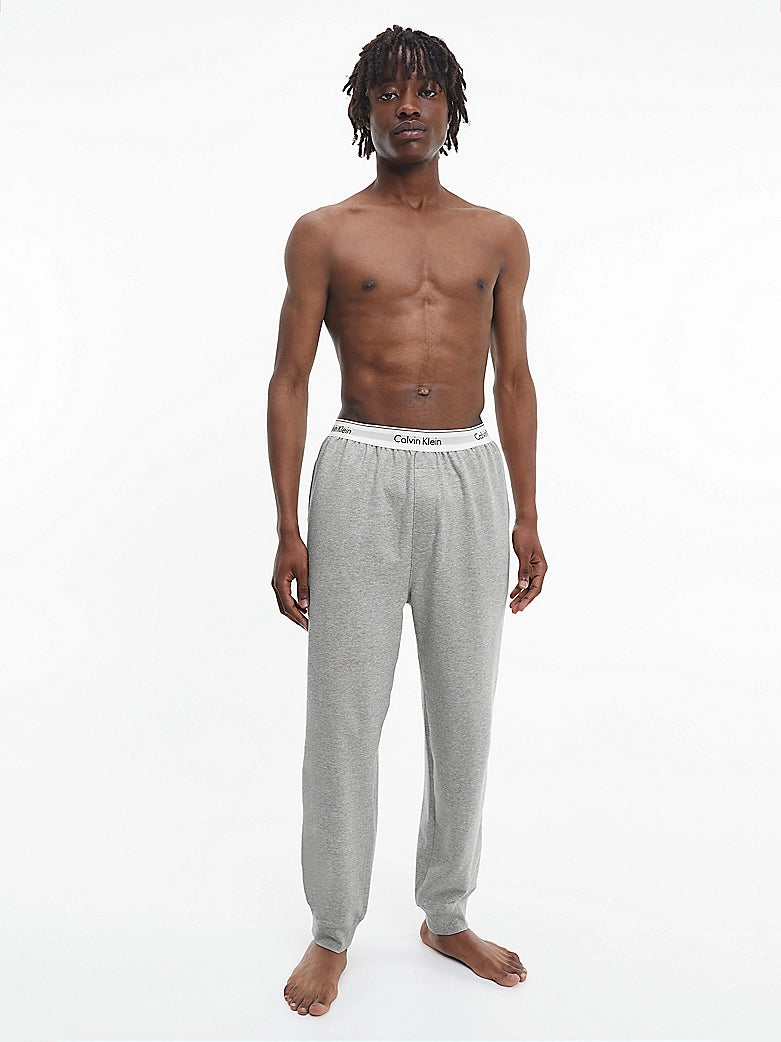 MODERN COTTON LOUNGE Joggers Mens Grey Heather