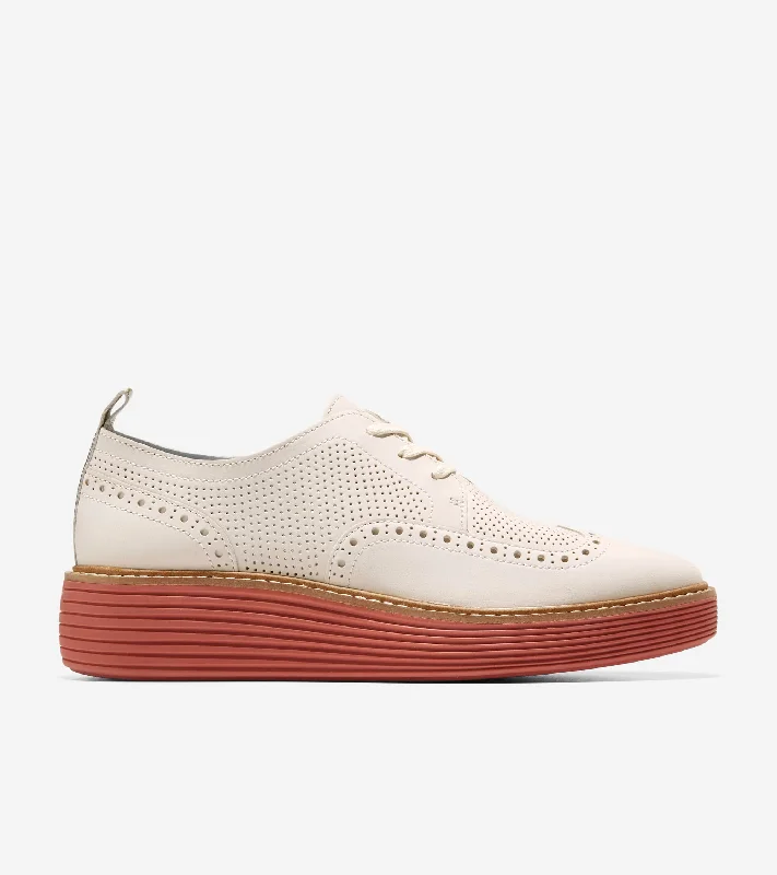 Women's ØriginalGrand Platform Wingtip Oxfords