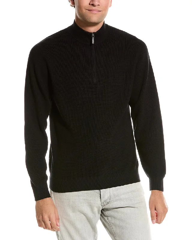 Douglas Anthony Thermal Cashmere-Blend Pullover