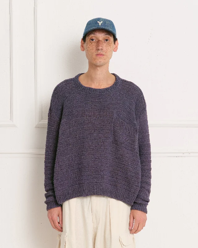 Ruffled Women's Pullovers in Soft Pastels for a Feminine Touch Furrow Jumper - R.T.S. CO-200A