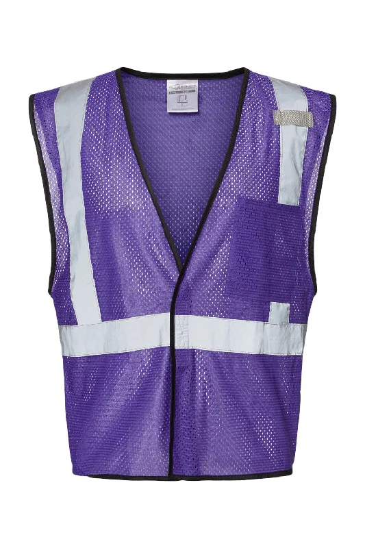 Kishigo Mens EV Series Enhanced Visibility Non-ANSI Vest - Purple