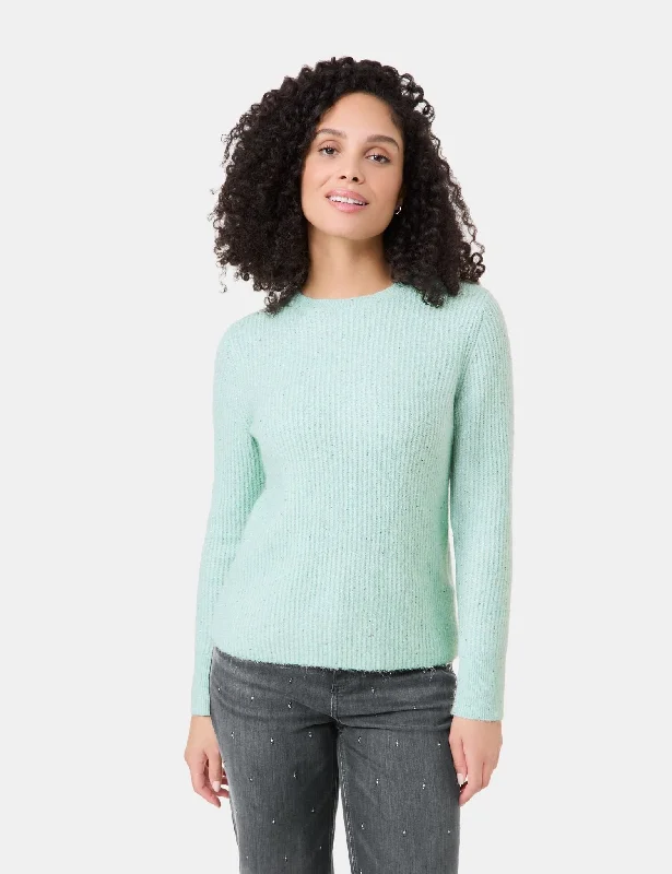 Cropped Women's Pullovers in a Sporty Style for Trendy Outfits Knit Pullover