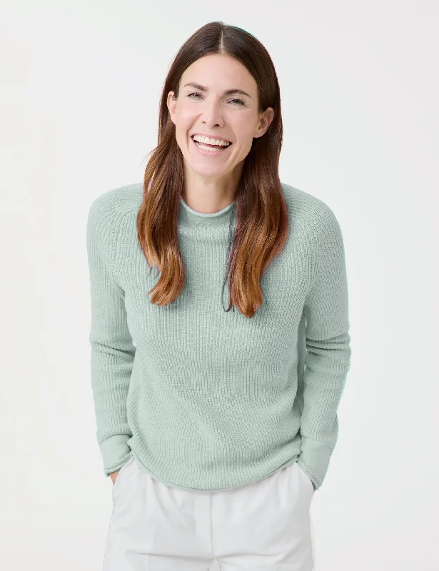 Long - Sleeve Women's Merino Wool Pullovers for Winter Warmth Knit Pullover