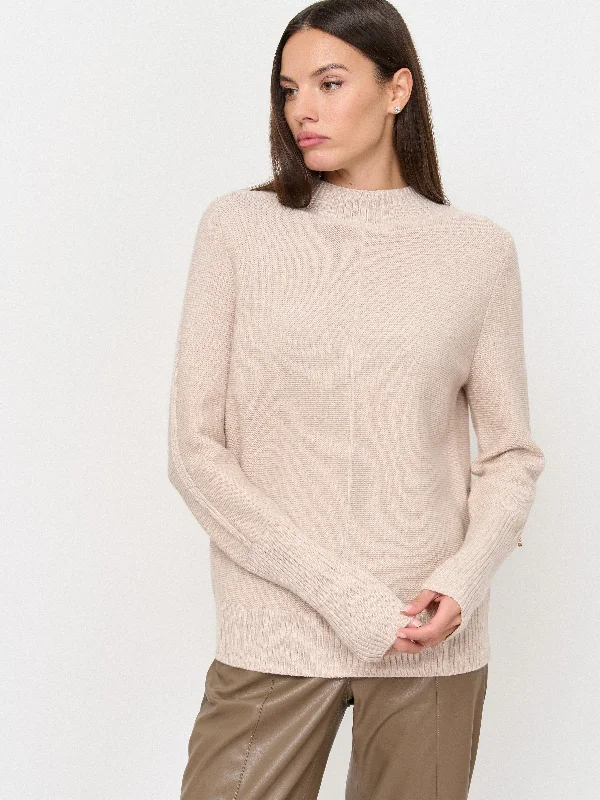 Long - Sleeve Women's Merino Wool Pullovers for Winter Warmth Knit Pullover