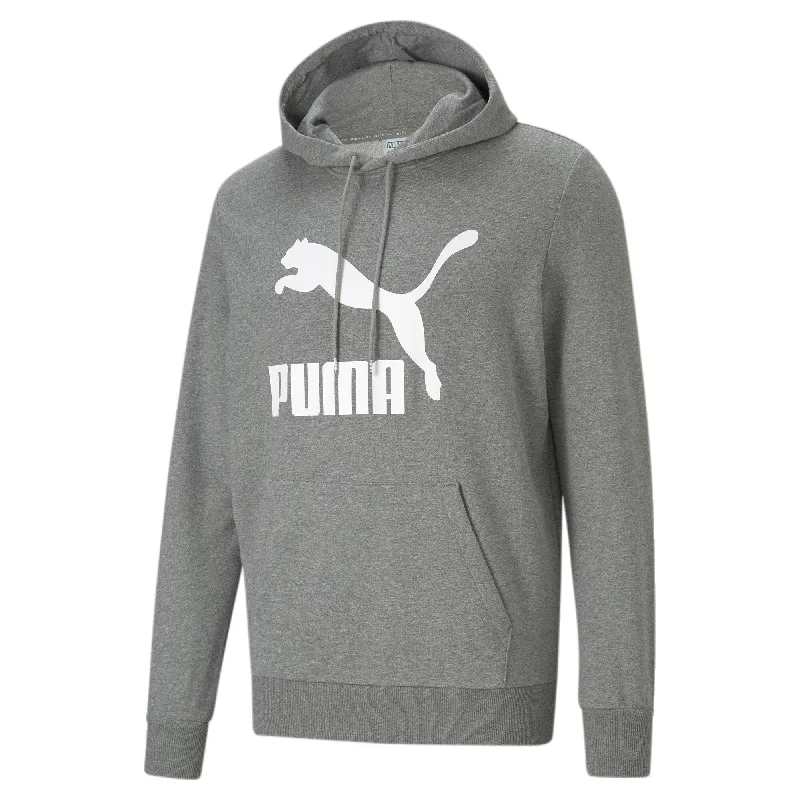 PUMA Men's Classics French Terry Logo Hoodie