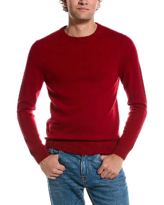 Qi Cashmere Solid Cashmere Crewneck Sweater