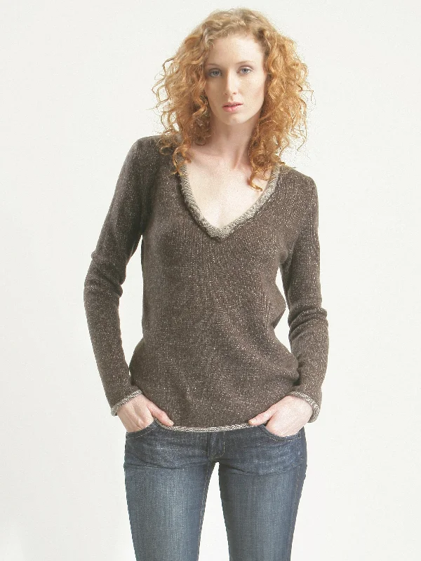 Zip - Up Women's Pullovers with Thumbholes for Outdoor Activities Reversible V Neck
