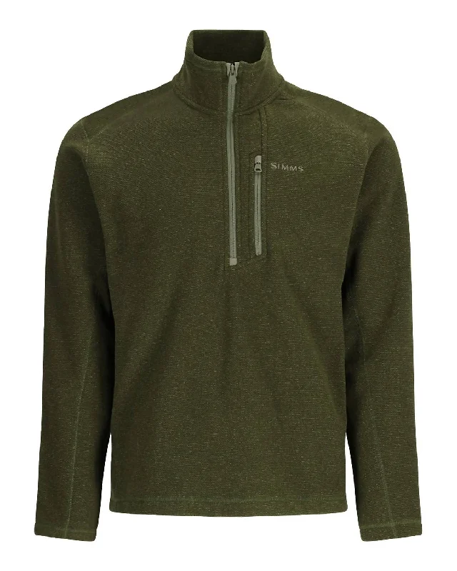 Rivershed Half-Zip Fleece In Riffle Green