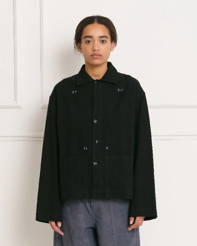 Cable - Knit Women's Pullovers in Earthy Tones for a Rustic Look Short on Time Jacket - Black Sampler Cable - Knit Women's Pullovers in Earthy Tones for a Rustic Look Short on Time Jacket - Black Sampler