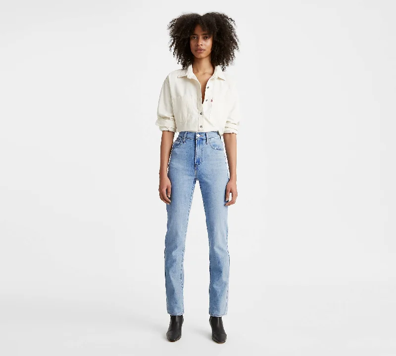 Skinny women jeans with a form - fitting design  724 High Rise Slim Straight Jeans